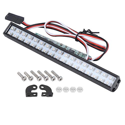 Dilwe RC -Dachlicht, Hohe Helligkeit 100mm Länge 34LED Buntes LED -Dachlicht für RC -Auto von Dilwe