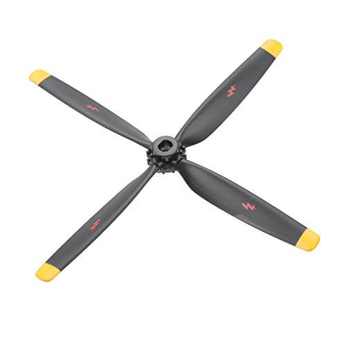 Dilwe RC-Flugzeugpropeller, Propellerpaddelblatt für WLtoys XK A280, Kunststoff-RC-Flugzeug-Ersatzteile, Zubehör für Ersatz, SchwarzKörperzubehör von Dilwe