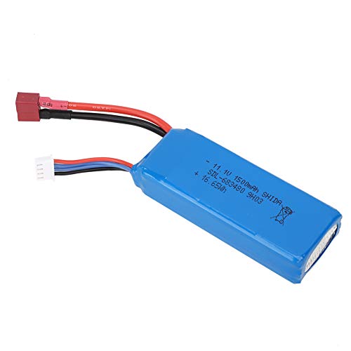 Dilwe RC Hubschrauber Akku, 11,1 V 1500 MAh Akku Ersatzteil für WLtoys V950 Fernbedienung Hubschrauber von Dilwe