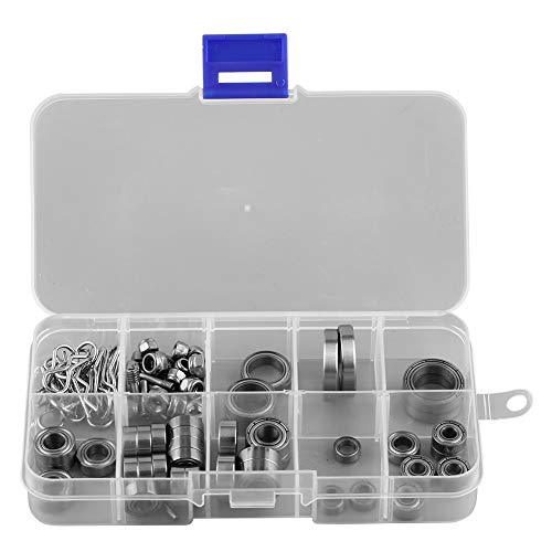 Dilwe RC Lager Schrauben Set, 79 stücke Metall RC Auto Lager Reparatur Werkzeugkasten für 1/10 Crawler Auto Ersatzteil von Dilwe