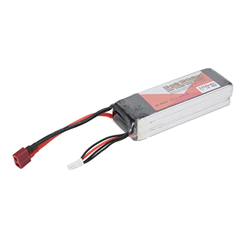 Dilwe RC-Modell-Lipo-Akku, 11, 1 V, 2200 MAh, RC-Auto-Ersatzbatterie mit T-Stecker, Stabile Leistung, Modellauto-Zubehör für RC-Boot, LKW, Hubschrauber, Spielzeug und Spiele Dilwe RC-Modell-Lipo-Akku, 11, 1 V, 2200 MAh, RC-Auto-Ersatzbatterie mit T-Stecker, Stabile Leistung, Modellauto-Zubehör für RC-Boot, LKW, Hubschrauber, Spielzeug und Spiele von Dilwe