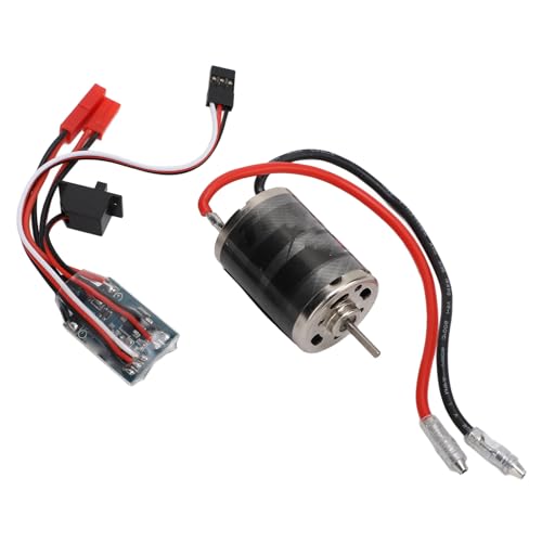 Dilwe RC Motor ESC Kit, 38T Bürstenmotor 30A ESC Kit Combo mit JST Buchse auf 4mm Buchse Kabel für 1/16 1/18 RC Auto von Dilwe