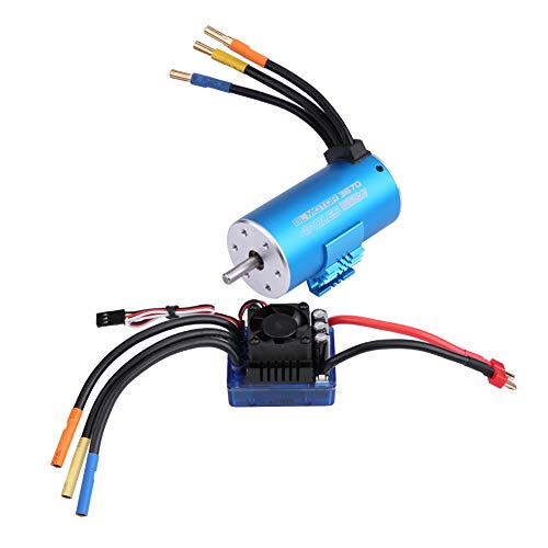 Dilwe RC Parts Combo 120A Brushless ESC & 3670 2650KV 4 Pole Motor Weihnachten Car Model Parts f¨¹r 1/8 Autozubeh?r Automodellteile Model Toy von Dilwe