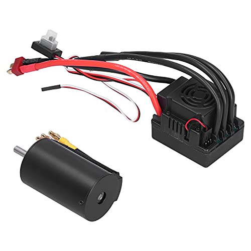 Dilwe Upgrade 3660 3300KV Bürstenloser Motor mit 80A ESC Combo Set Ersatz für 1/8 RC Car Truck von Dilwe