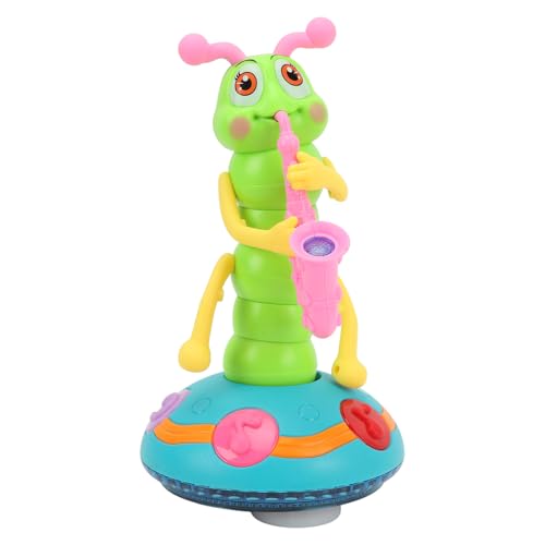 Dilwe Wriggle Twisting Crawling Toy, ABS Kids Twisting Crawling Electric Saxophone Toy mit Musik und Licht Inspirieren Musiktalent von Dilwe