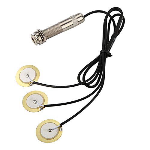 Gitarren-Tonabnehmer, Metal + Electron Prewired Pickup Gitarren-Piezo-Verst?rker-Wandler-Zubeh?rPickup accessoriesTonabnehmer-Zubehör von Dilwe