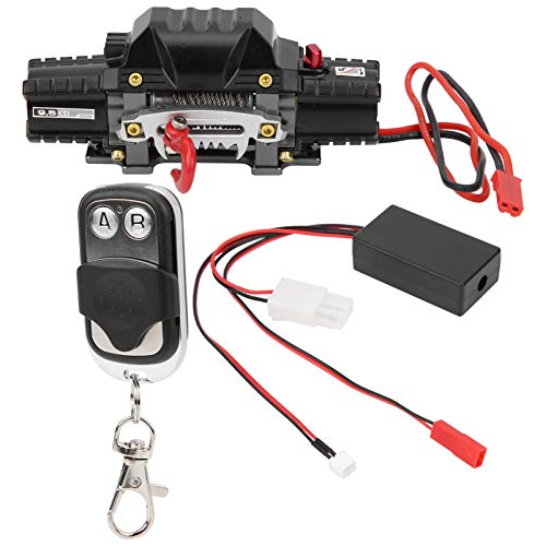 RC Automatic Winch System, langlebiges metallisches drahtloses Doppelmotor-simuliertes Windensteuerungsempfängersystem für Car(EIN) von Dilwe