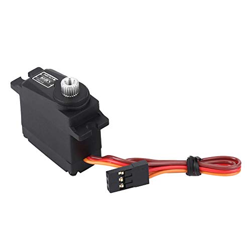 RC Car Servo, wasserdichtes 17g Digital Servo Metallgetriebe Zubehör Kompatibel mit WPL1625 Fernbedienungs-LKWModellauto-Zubehör von Dilwe