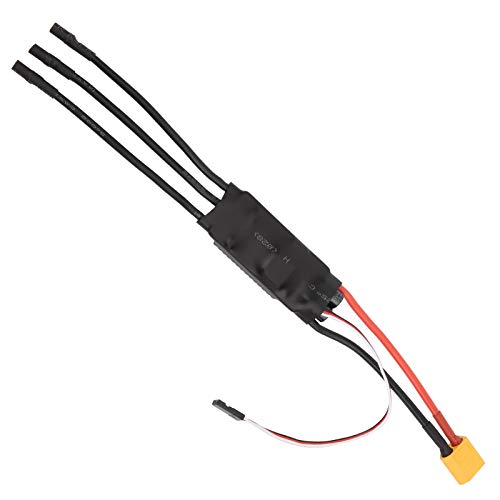 RC ESC, 50A Brushless ESC Drehzahlregler 5V/3A BEC Ausgang für RC Drone Foam Flugzeuge Zubehör RC ESC, 50A Brushless ESC Drehzahlregler 5V/3A BEC Ausgang für RC Drone Foam Flugzeuge Zubehör von Dilwe