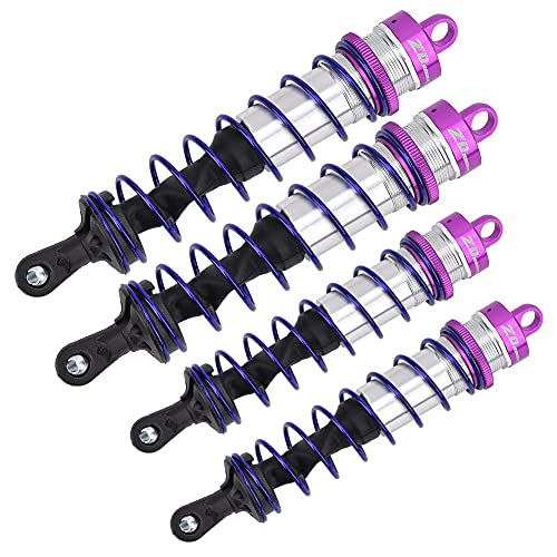 RC Shock Absorber, Metal Oil Pressure Adjustable Shock Front & Rear Damper Compatible with 1/8 RC Car (Purple) von Dilwe