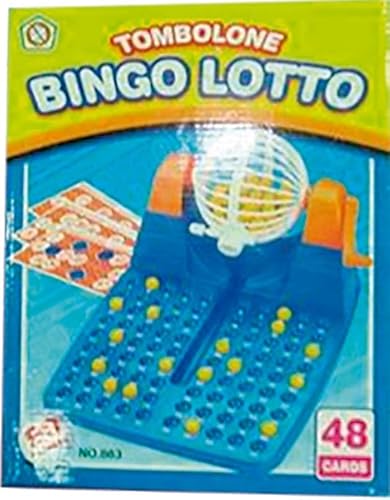 Dimasa DIM00863 Lotterie Pumpe, 48 Kartons Bingo-Sets, bunt von Dimasa