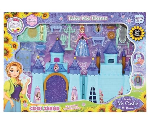 Dimasa - Schloss Prinzessin C/Licht und Sound Spielzeug, Mehrfarbig (DIM02998) von Dimasa