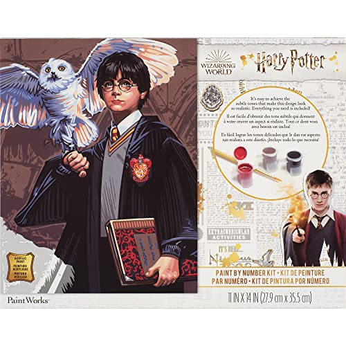 Paint Works Paint By Number Kit 11"X14"-Harry And Hedwig -91827 von Dimensions