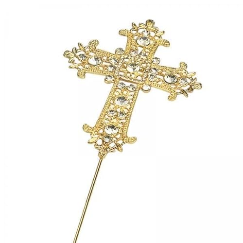 DimyFew 2xGlitte Kreuz Cake Topper Tortenaufsatz .., 3 Stk. von DimyFew