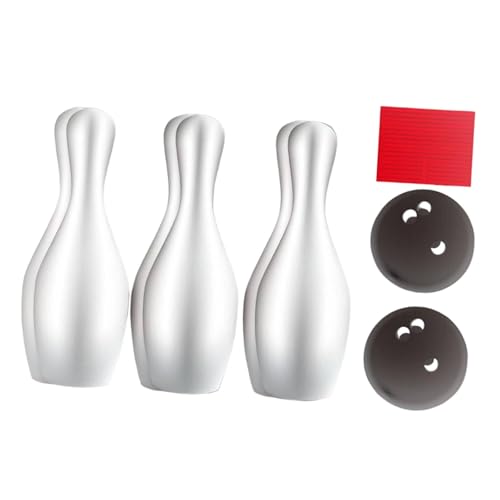 DimyFew Bowling-Set für Kinder, Sportspielzeug für den Park, Kegel und Bälle für Freizeitspiele, 6 Bowling-pins in Einer Schachtel DimyFew Bowling-Set für Kinder, Sportspielzeug für den Park, Kegel und Bälle für Freizeitspiele, 6 Bowling-pins in Einer Schachtel von DimyFew
