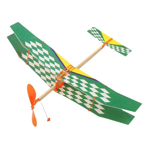 BIPAN MODEL KIT - Kids Aircraft Toy, Holzflugzeug -Kit, Spielzeug Biplane -Modell | Handstart -Biplane -Model, lustige Kinder lernen Spielzeug, farbenfrohe Doppeldecker -Kit für Unterhaltung, Lernen von Dinchaakuarry