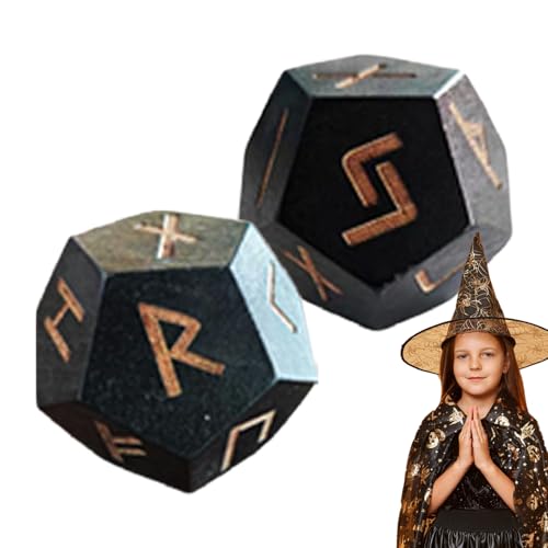 Dadi mit Rune Fuosciark Antiche Schnitt – 2 Pietre in Legno | Mini-Set mit Inzisioni für Meditazione und Intratteniment, authentische Strumenti di Divinazione per Appassionati der norrenschen Dadi mit Rune Fuosciark Antiche Schnitt – 2 Pietre in Legno | Mini-Set mit Inzisioni für Meditazione und Intratteniment, authentische Strumenti di Divinazione per Appassionati der norrenschen von Dinchaakuarry