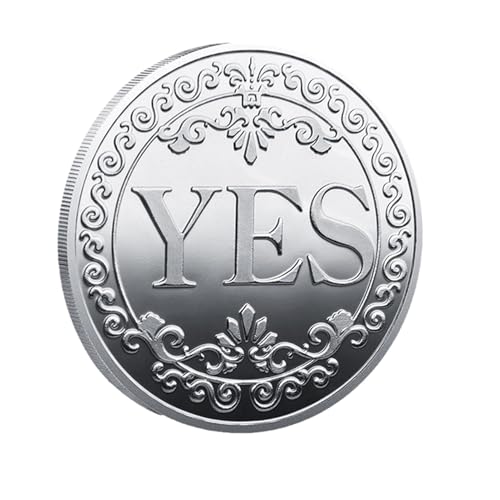 Ja Nein -Metall doppelseitige Entscheidungsmünzen, Sammlerauswahl Münzen | Glückliche Sammlermünze für Geschenke, Geburtstag Freunde, einzigartige Ja Nein -Metall doppelseitige Entscheidungsmünzen, Sammlerauswahl Münzen | Glückliche Sammlermünze für Geschenke, Geburtstag Freunde, einzigartige von Dinchaakuarry