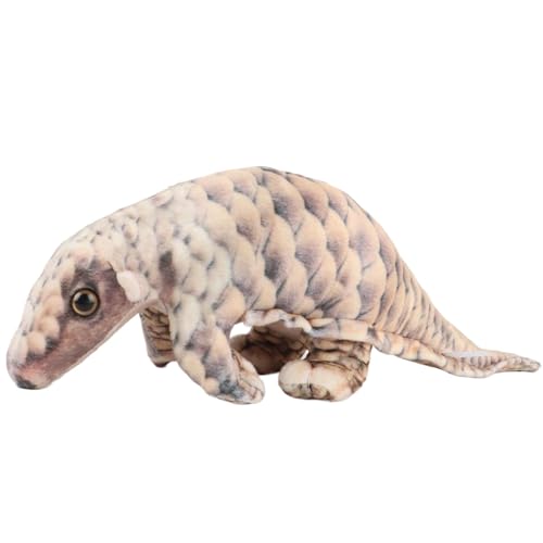 Dinchaakuarry Plüschtier Pangolin – hautfreundliches Pangolin, realistisches Plüschtier | Komfort-Kissen für, Mädchen und Kinder, bequemes Simulationskissen für den D von Dinchaakuarry