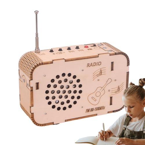 Electronic Kit Radio Project Kit FM Receiver Kit Audio Kit handgefertigtes Radio Kit Wireless Radio Kit FM Tuner Kit Broadcast Kit Simple Radio Kit Sound Kit Woodworking Radio Kit von Dinchaakuarry