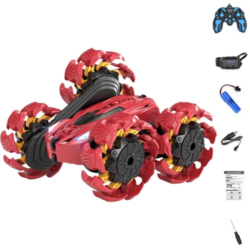 Geste RC Auto Fernbedienung Auto Handgeste Spielzeug RC Stunt Auto Rotierendes RC Auto Kinder RC Spielzeug Handsteuerung Auto Gestenerkennung Auto 360° RC Stunt RC Auto RC Spielzeugauto Gest von Dinchaakuarry