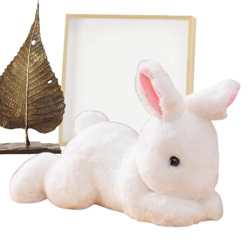 Hasengefüllter Tier - süßes Bunny Plüsch, weicher Hasenkissen, Hasenplüschspielzeug | Nettes Hasen gefülltes Tier, weiche Kissen, Urlaub Home Dekoration Kinder Huggable Toy für Sofa Bett Couc von Dinchaakuarry