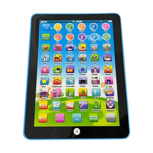 Lern-Tablet für Kinder – Toddler Educational Touchscreen Toy | ALPABET-Nummer-Programm Lern-Tablet für Kinder – Toddler Educational Touchscreen Toy | ALPABET-Nummer-Programm von Dinchaakuarry