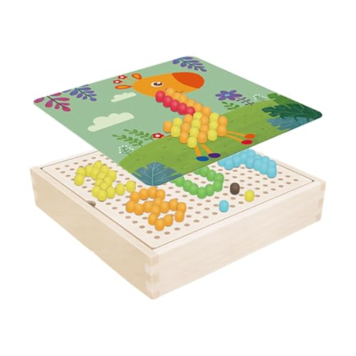 Mosaikspielzeug für Kleinkinder Pegboard Aktivität Set Early Learning Puzzles Kreative Kinder Puzzles 3D Pegboard Puzzles Pegboard Puzzles Pegboard Set Holz Nail Spiele Farbe Matching Puzzles Spaß Peg Mosaikspielzeug für Kleinkinder Pegboard Aktivität Set Early Learning Puzzles Kreative Kinder Puzzles 3D Pegboard Puzzles Pegboard Puzzles Pegboard Set Holz Nail Spiele Farbe Matching Puzzles Spaß Peg von Dinchaakuarry