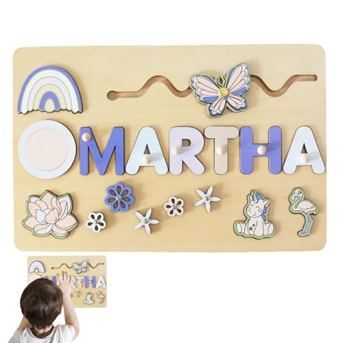 Name Puzzle Für Kinder - Alphabet Jigsaw Board, Bildungsname Puzzle, Kinderrätselspielzeug | Interaktives Alphabetspiel, Kleinkindspielzeug, Lustige Kinder Alphabet -Puzzle -Formspielzeug Für, von Dinchaakuarry