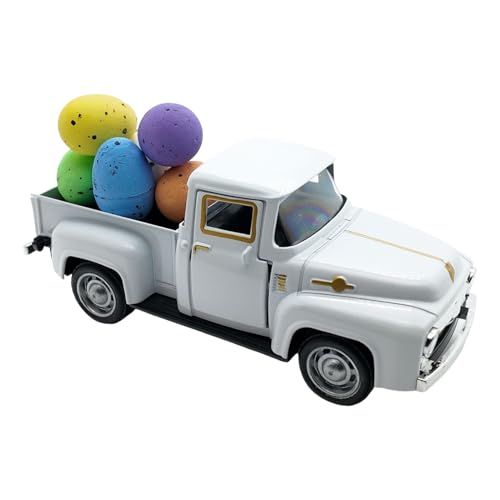 Osten Pickup, LKW | Urlaub Auto Spielzeug mit Eiern,Home Küche Dekorationen, Vintage Metall Bauernhof Vehicle Modell für Disc Bin Osten Pickup, LKW | Urlaub Auto Spielzeug mit Eiern,Home Küche Dekorationen, Vintage Metall Bauernhof Vehicle Modell für Disc Bin von Dinchaakuarry