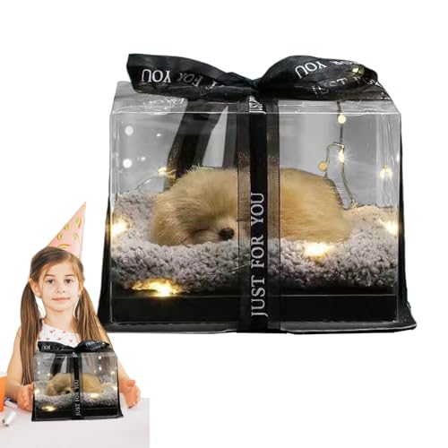 Stuffed Animal Spielzeug,Quietschende Welpe Software-Welpe - Interaktives Realistisches Modell Mit Bewegbaren Teilen für, Wohnzimmer & Schlafzimmer Stuffed Animal Spielzeug,Quietschende Welpe Software-Welpe - Interaktives Realistisches Modell Mit Bewegbaren Teilen für, Wohnzimmer & Schlafzimmer von Dinchaakuarry