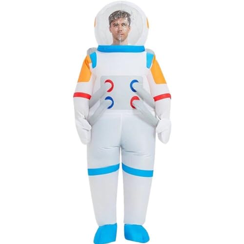 Dinntty Aufblasbarer Astronauten-anzug, Schrulliges Aufblasbares Kostüm, Astronauten-raumanzug-kostüm Für Erwachsene Für Karneval, Kostümparty von Dinntty