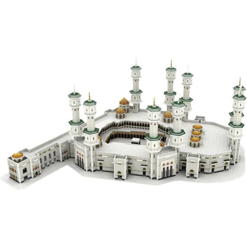 Islamische Moschee Puzzle Mekka Moschee 3D Puzzle Saudi-arabische Architektur Modell DIY Puzzle Spielzeug Kinderspielzeug Ramadan Geschenk Islamische Moschee Puzzle Mekka Moschee 3D Puzzle Saudi-arabische Architektur Modell DIY Puzzle Spielzeug Kinderspielzeug Ramadan Geschenk von Dinntty