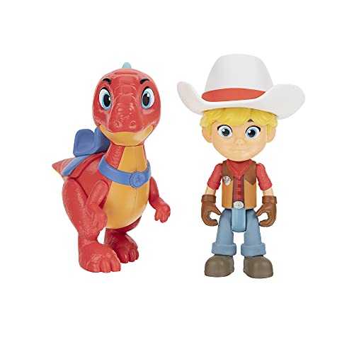 Dino Ranch DNR0004-2er Pack - Jon und Blitz, Spielzeug ab 3 Jahren, Mehrfarbig von Dino Ranch