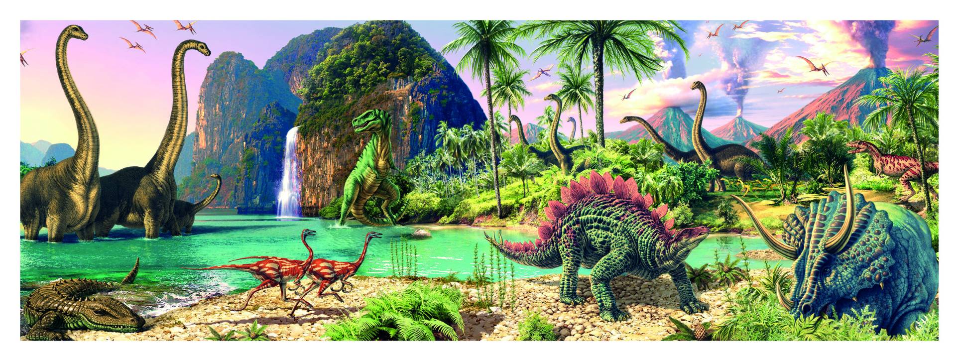 Dino Dinosaurien 150 Teile Puzzle Dino-39330 von Dino