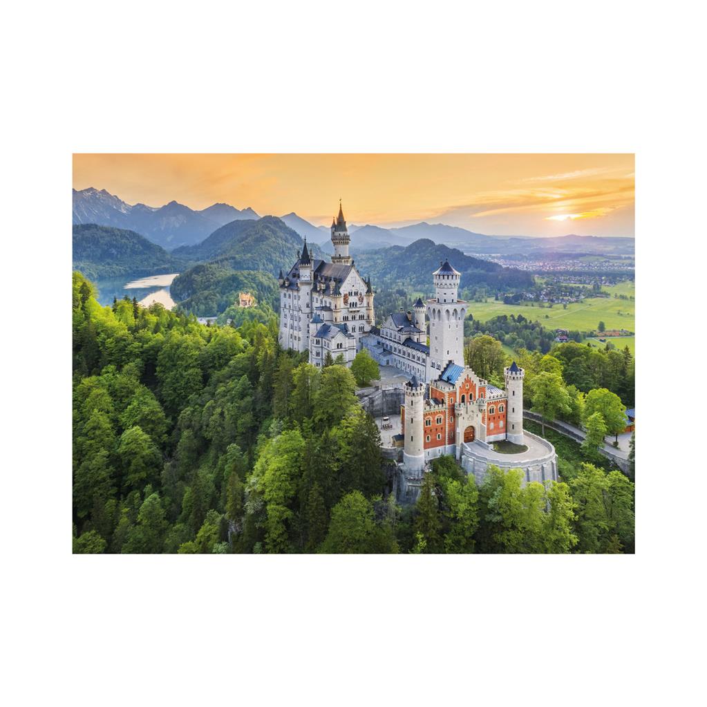 Dino Neuschwanstein im Frühling 1000 Teile Puzzle Dino-53304 von Dino