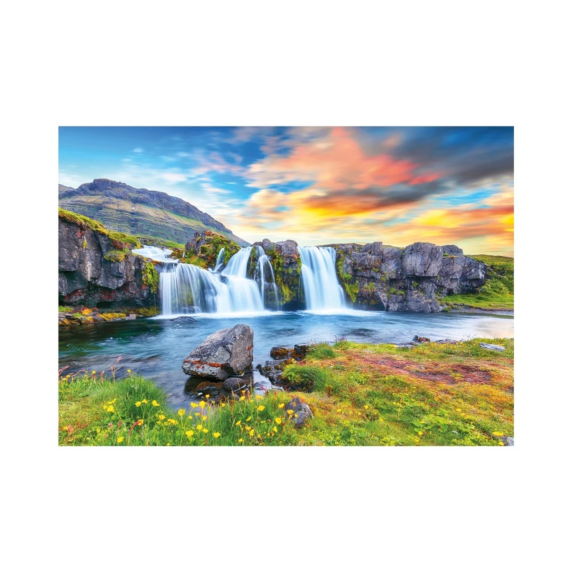 Dino Isländischer Wasserfall 500 Teile Puzzle Dino-50276 Dino Isländischer Wasserfall 500 Teile Puzzle Dino-50276 von Dino