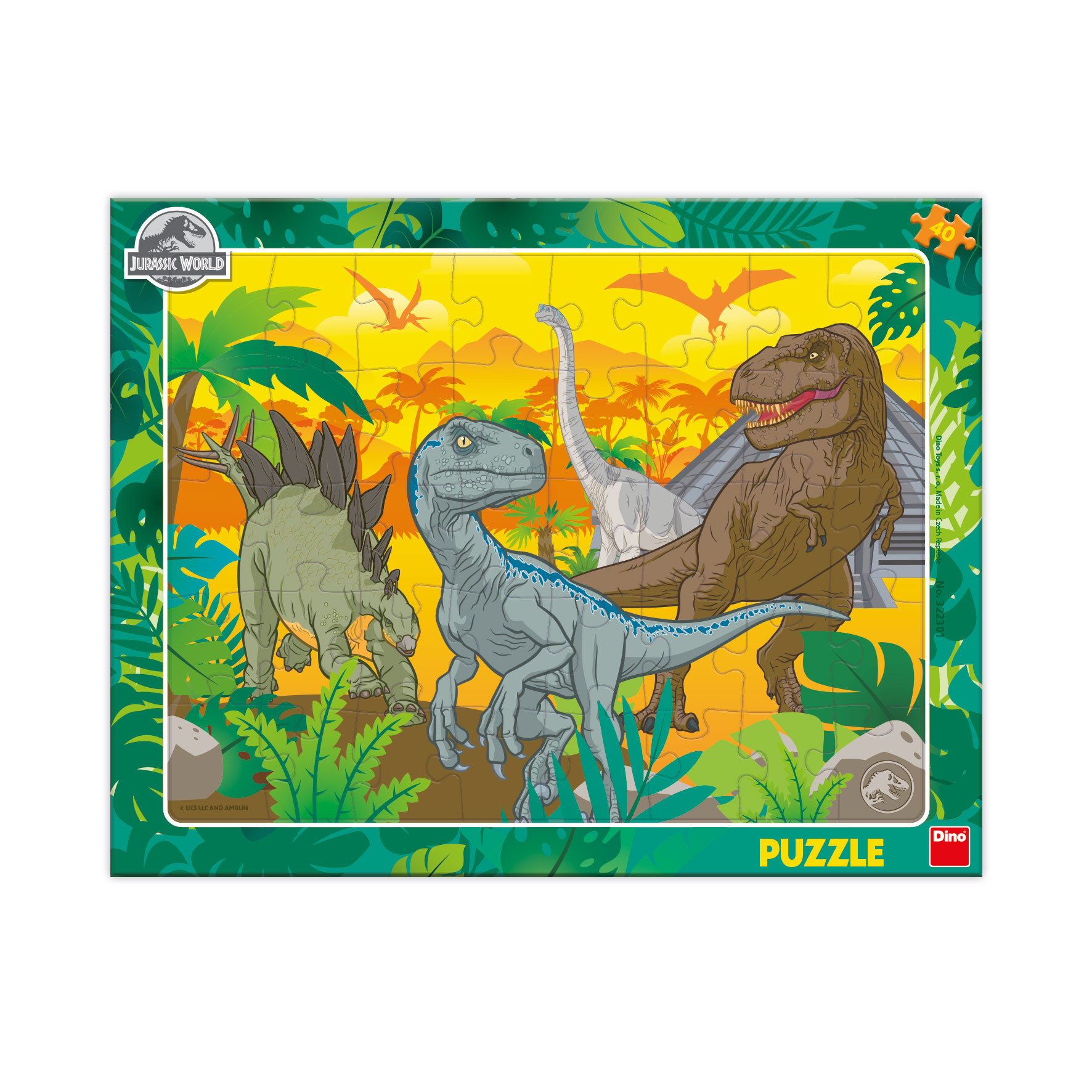 Dino Jurassic World 40 Teile Puzzle Dino-32230 Dino Jurassic World 40 Teile Puzzle Dino-32230 von Dino
