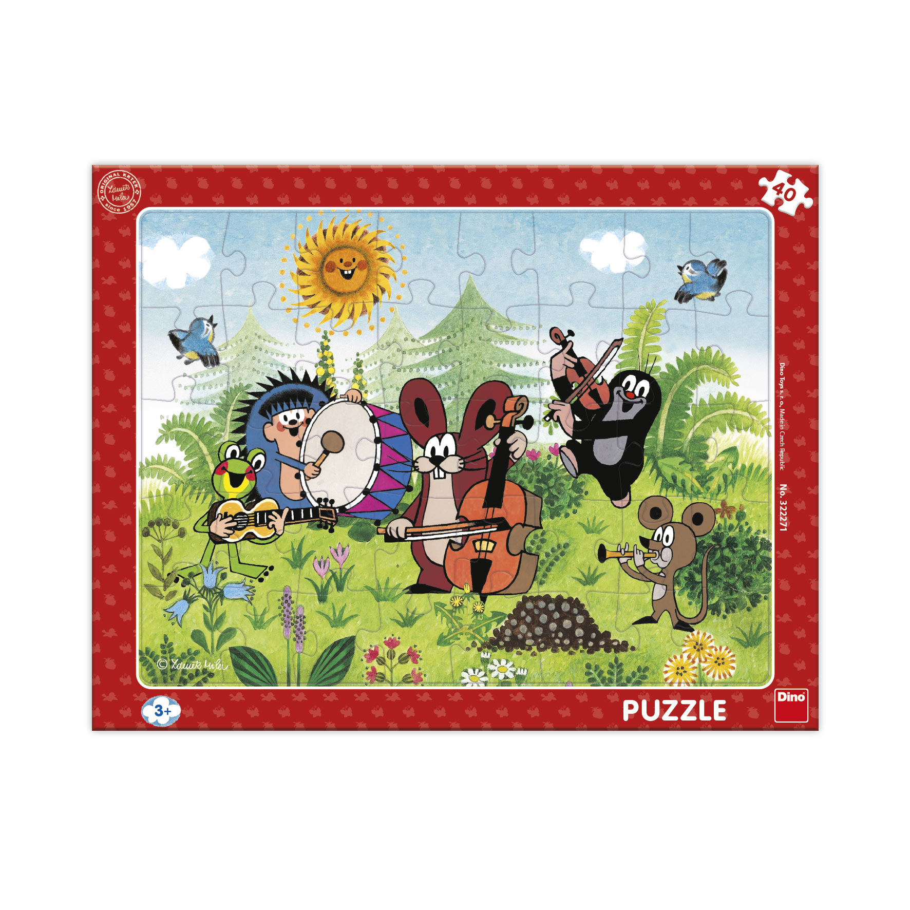 Dino Kleiner Maulwurf Und Band 40 Teile Puzzle Dino-32227 Dino Kleiner Maulwurf Und Band 40 Teile Puzzle Dino-32227 von Dino
