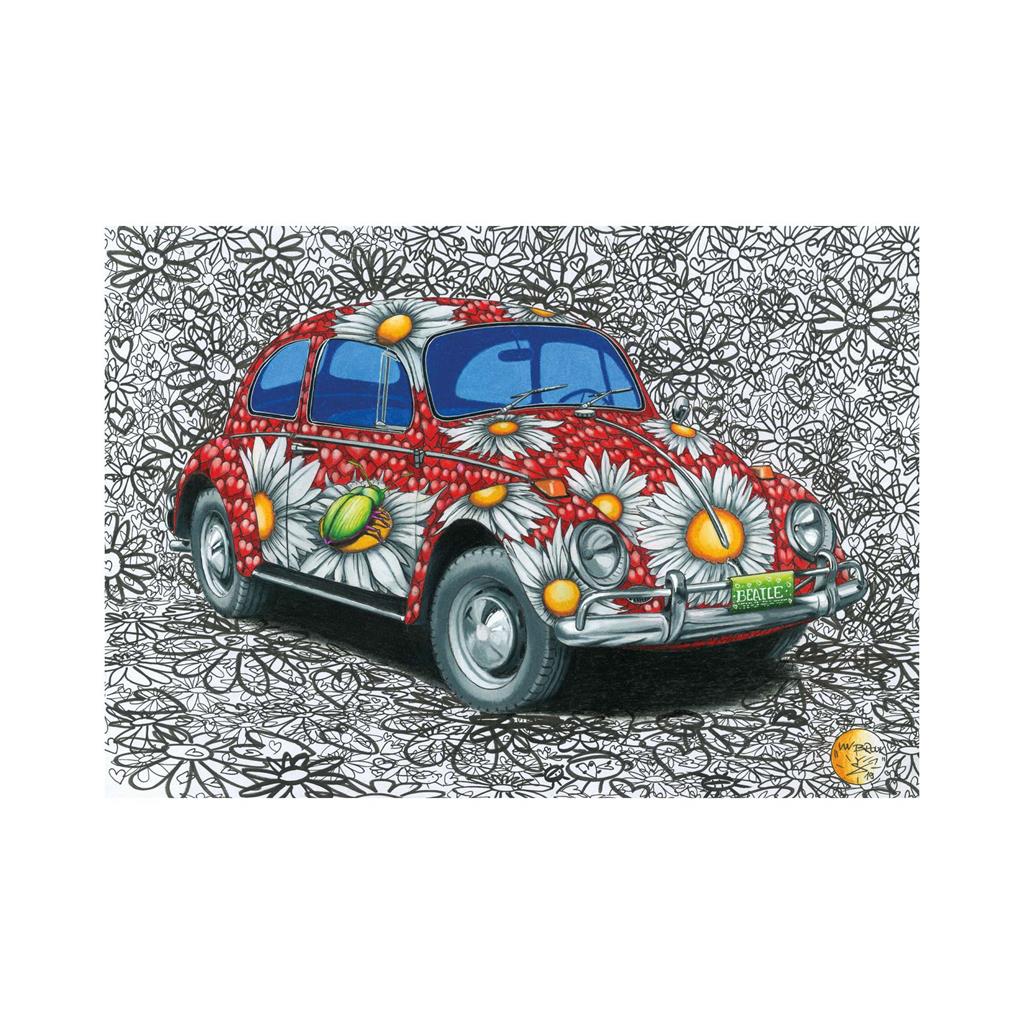 Dino Lackiertes VW Käfer 500 Teile Puzzle Dino-50279 von Dino