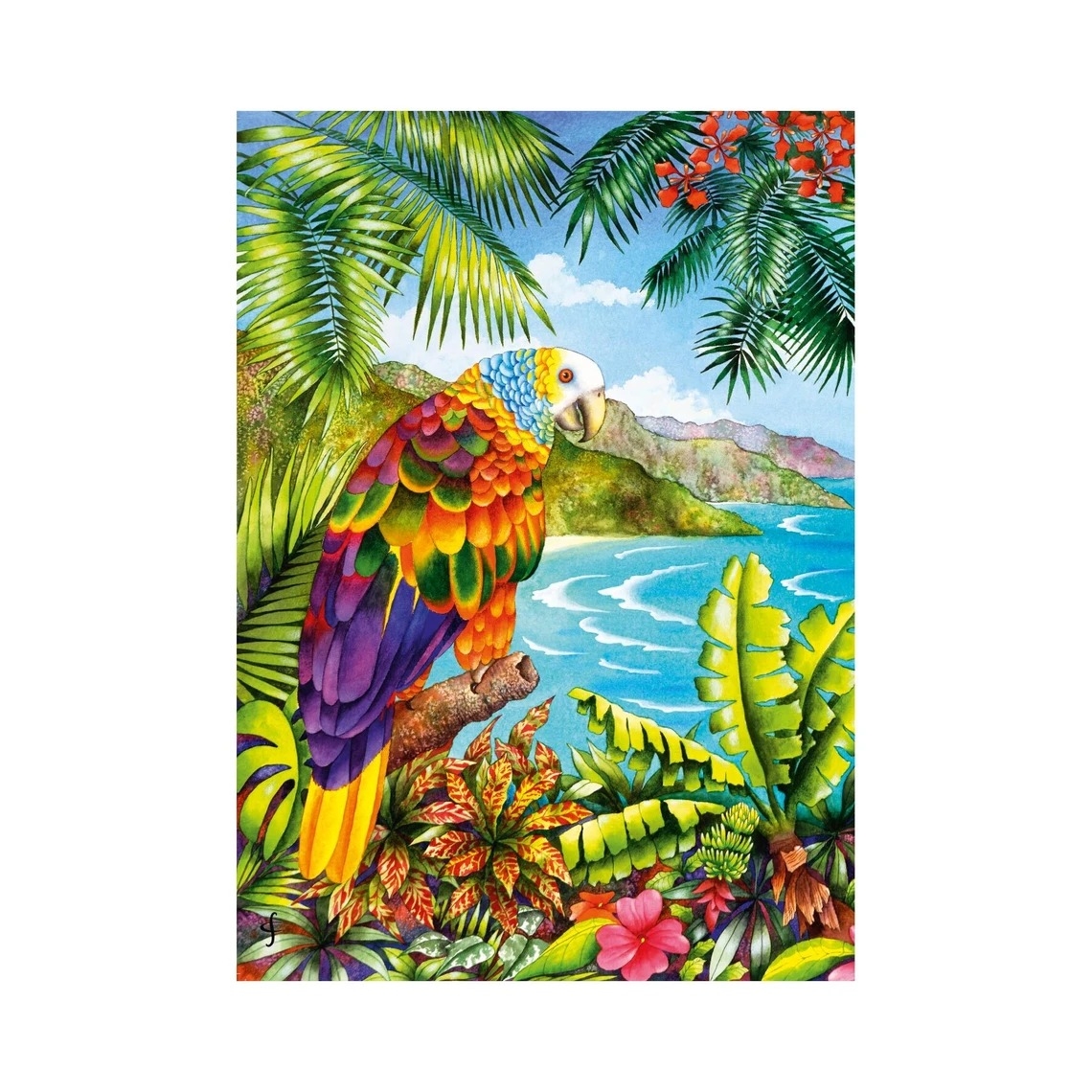 Dino Papagei im Dschungel - Neon Puzzle 100 Teile Puzzle Dino-39423 Dino Papagei im Dschungel - Neon Puzzle 100 Teile Puzzle Dino-39423 von Dino