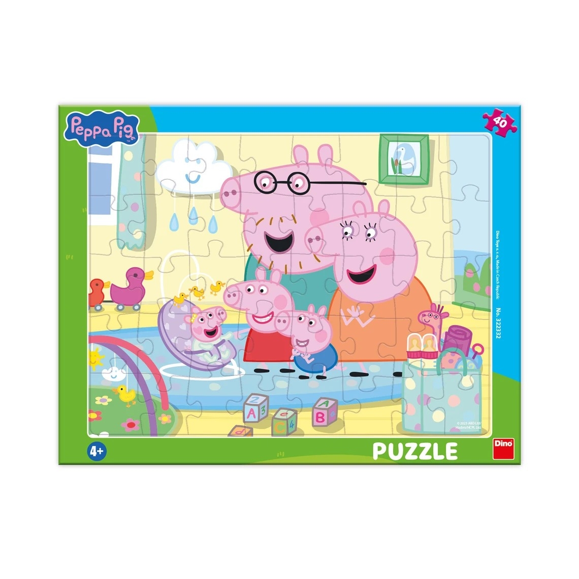 Dino Peppa Pig: Siblings 40 Teile Puzzle Dino-32233 Dino Peppa Pig: Siblings 40 Teile Puzzle Dino-32233 von Dino
