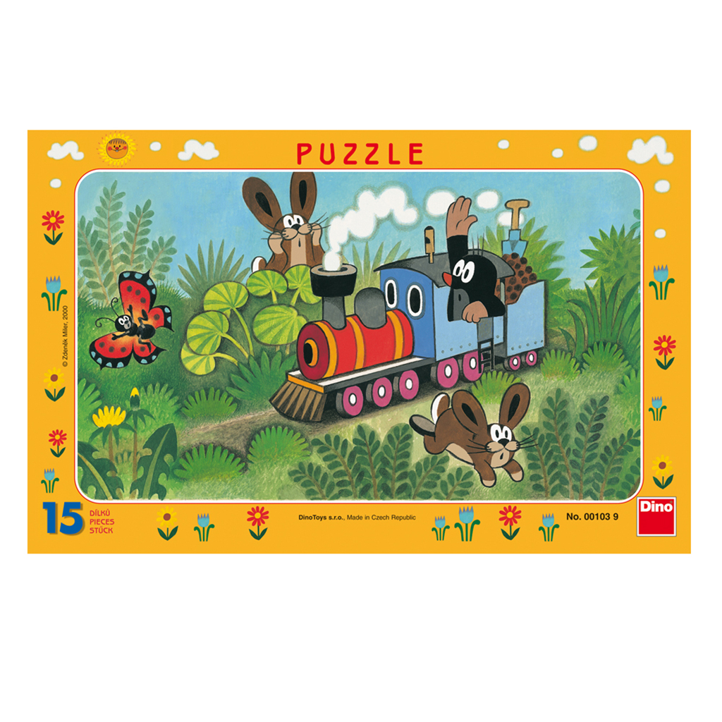 Dino Rahmenpuzzle - Der Maulwurf 15 Teile Puzzle Dino-00103 Dino Rahmenpuzzle - Der Maulwurf 15 Teile Puzzle Dino-00103 von Dino