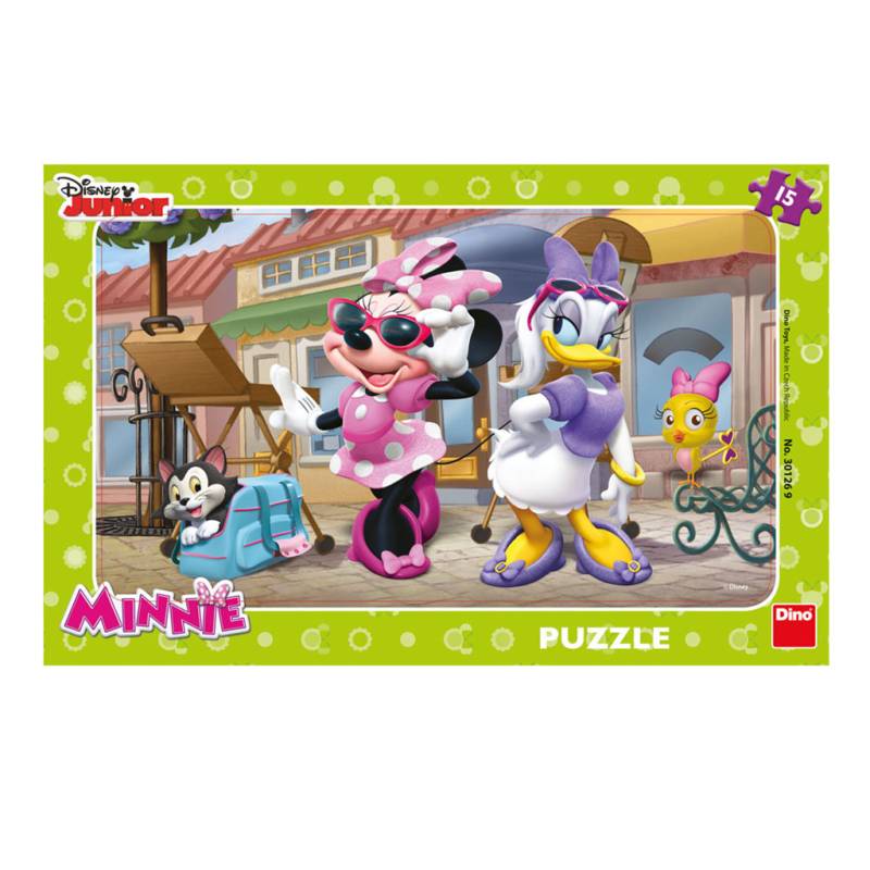 Dino Rahmenpuzzle - Minnie 15 Teile Puzzle Dino-30126 von Dino