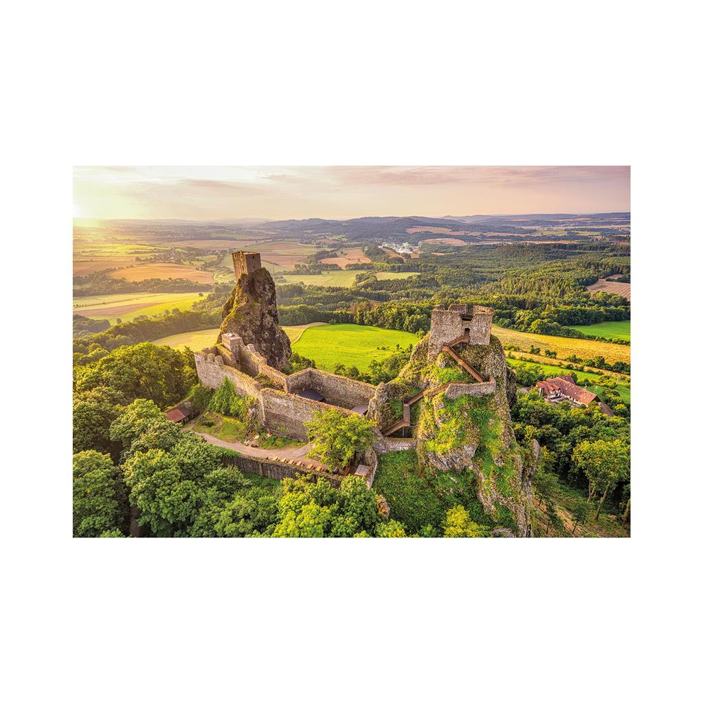 Dino Ruine der Burg Trosky 1000 Teile Puzzle Dino-53297 von Dino