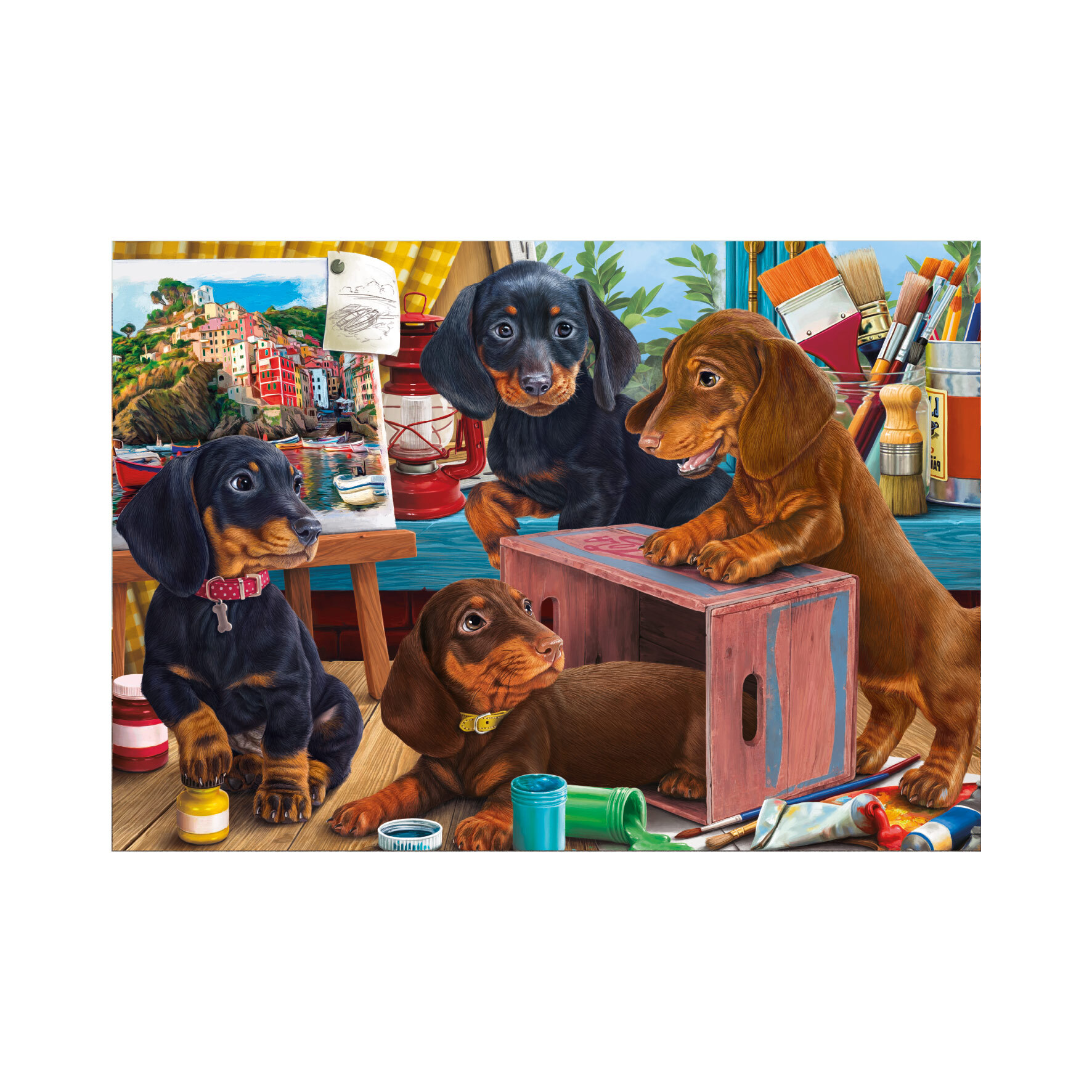 Dino XXL Teile - Duchshunds 300 Teile Puzzle Dino-47246 Dino XXL Teile - Duchshunds 300 Teile Puzzle Dino-47246 von Dino