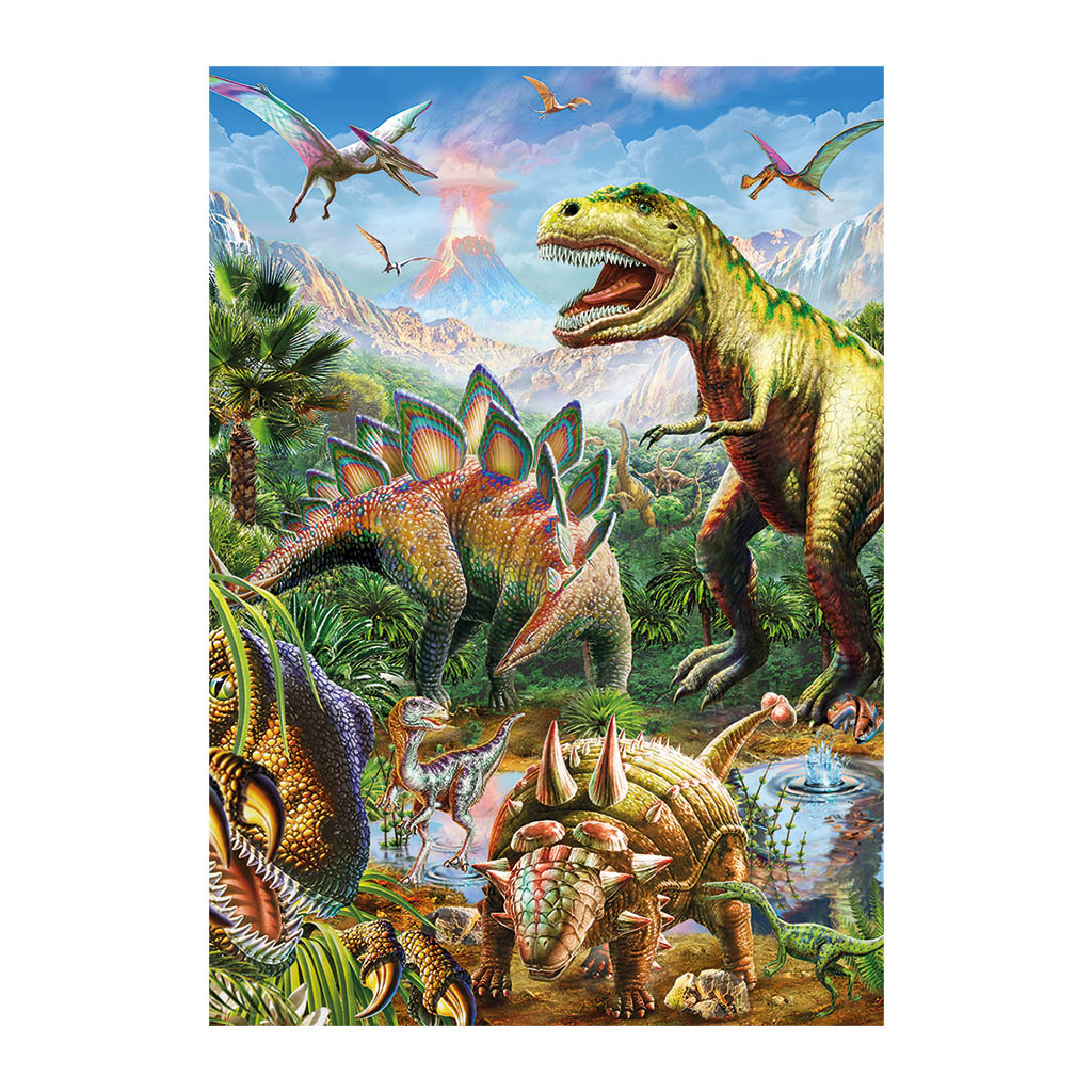 Dino XXL Teile - Neon Puzzle - Dinosaurier 100 Teile Puzzle Dino-39415 Dino XXL Teile - Neon Puzzle - Dinosaurier 100 Teile Puzzle Dino-39415 von Dino