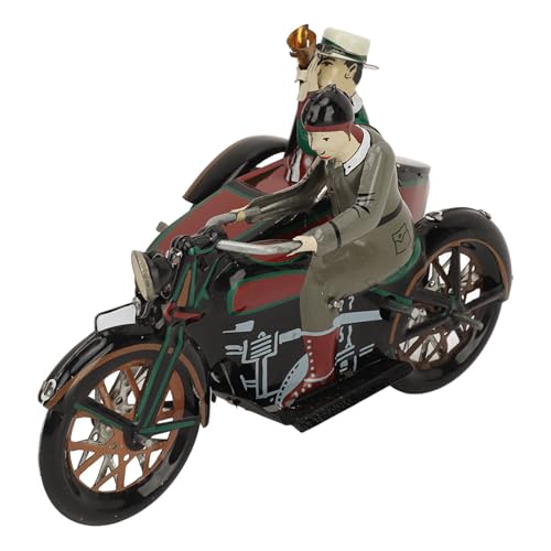 Dioche 3-rädriges Motorrad-Aufziehspielzeug, 3-rädriges Motorrad-Spielzeug 3-rädriges Motorrad-Aufziehspielzeug, Nostalgisches Thema, Personalisierte Ornamente, Kreative Geschenke, von Dioche