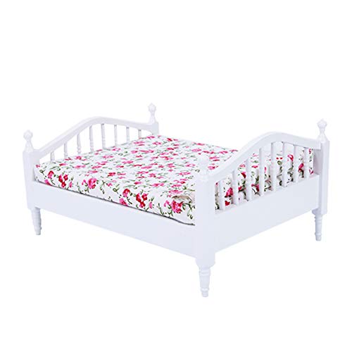 Dioche Mini Holzpuppenhausmöbel Set 1:12 Skala | 6 -Stück -Schlafzimmer Dekor Modell | Weiße Holzspielzeugmöbel für Puppenhäuser Dioche Mini Holzpuppenhausmöbel Set 1:12 Skala | 6 -Stück -Schlafzimmer Dekor Modell | Weiße Holzspielzeugmöbel für Puppenhäuser von Dioche