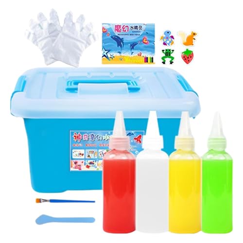 Dioeazh 3D Aqua Gelz Kreativ Set Aqua Gelz Spielzeug, Magischer Wasserelfe 3D Aqua-Fairy Meerestiere Spielzeug Meeresthema Wasserspielzeug Kinder Für Jungend Mädchen Geburtstagsgeschenk Bastelset von Dioeazh